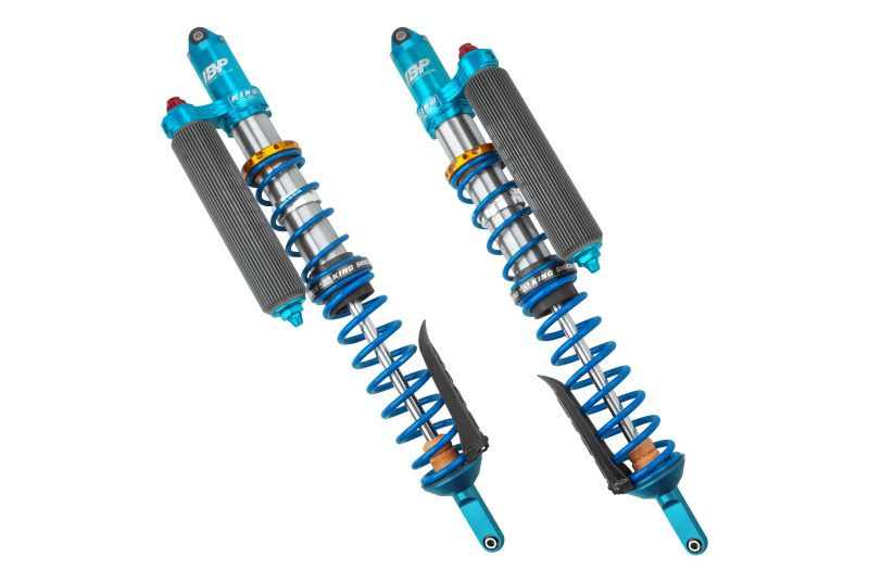 Can-Am Maverick R Coilover Suspension Kit - Rear - King Shocks - 3.0 Rear Coilover w/ Adj & Finned Reservoir Mid-Port Swivel - `24-`27